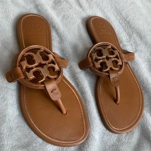 Tory Burch Metal Miller Sandal tan/rose gold